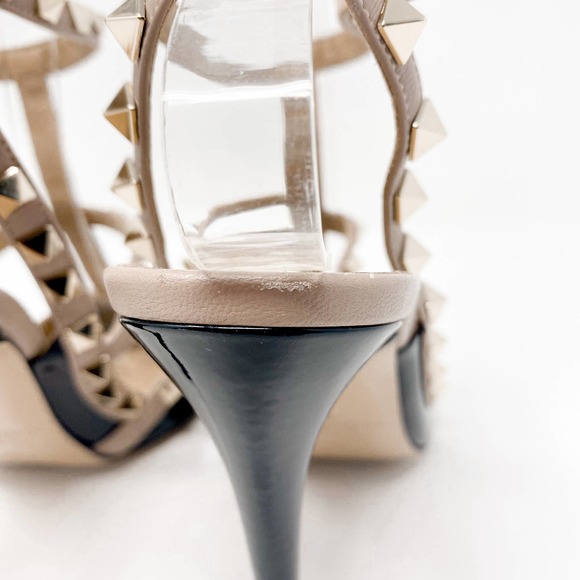 Valentino Garavani Black Rockstud 100 Pump Heels EU 37 US 7 - Picture 9 of 13